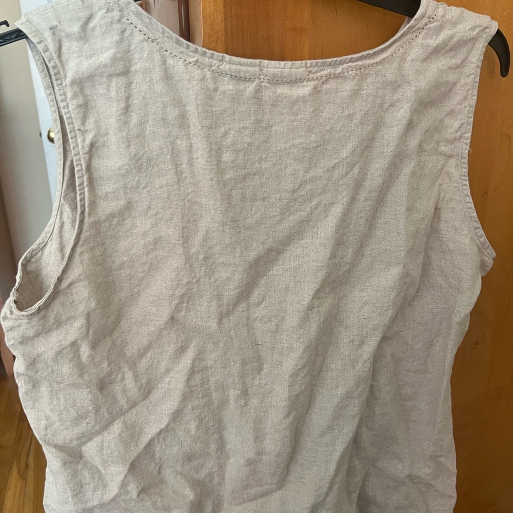 L.L. Bean Beige Tank Top